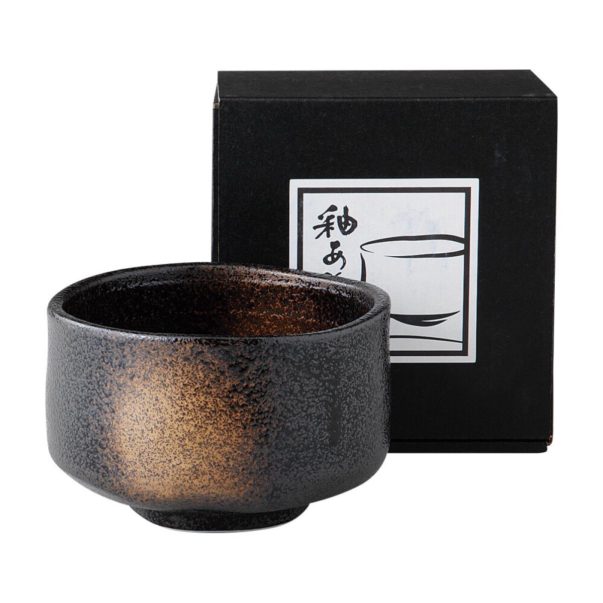 Matchaschale Bizen braun
