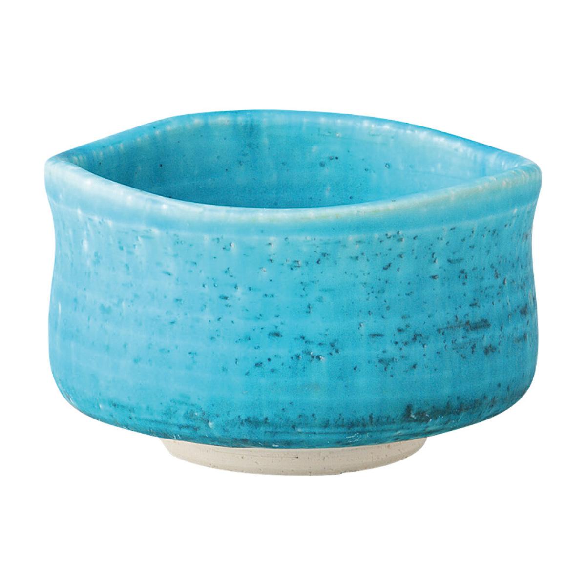 Matchaschale Asuai azur blau
