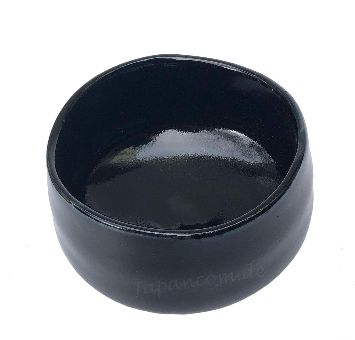 Matcha Schale Yuzu Tenmoku schwarz