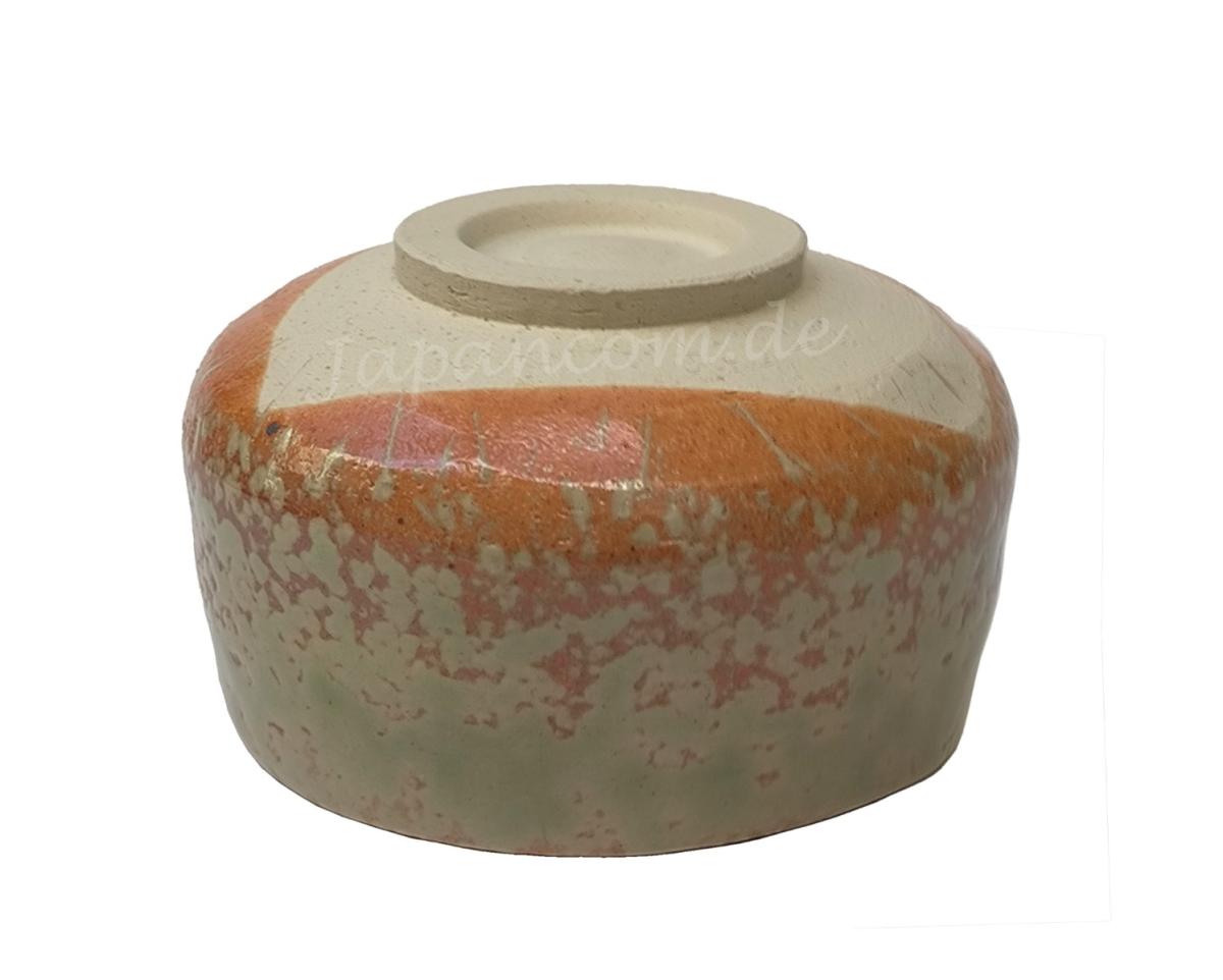 Matchaschale Ascheglasur orange