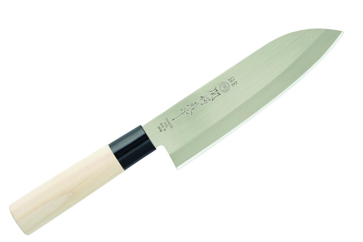 Japan Messer Santoku mit Holzgriff