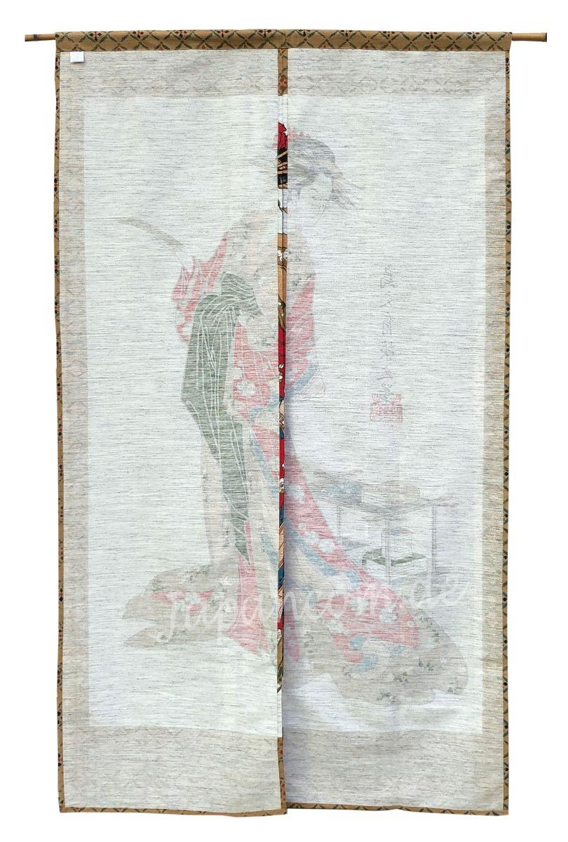 Noren Geisha mit Buch