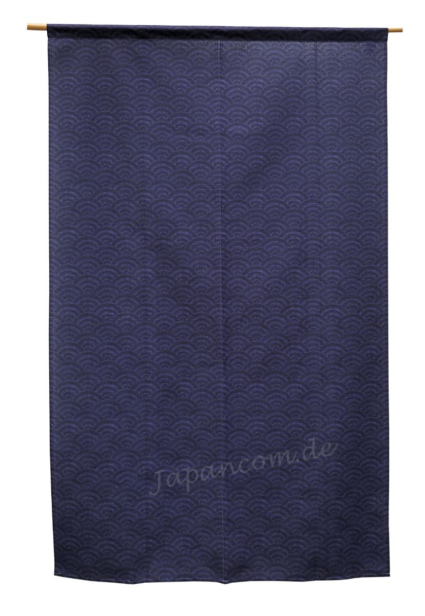 Noren Seikaiha blau 85 x 150 cm
