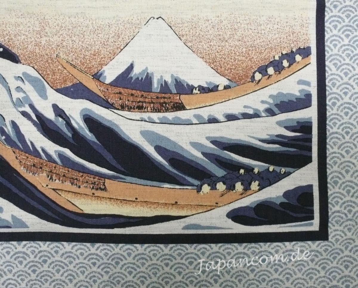 Noren Kanagawaoki Hokusai 85x150cm Baumwolle