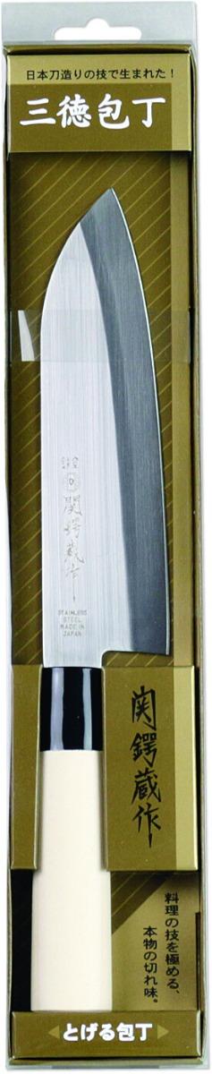 Japan Messer Santoku mit Holzgriff