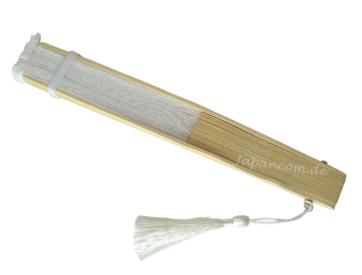 Brautfächer Hochzeitsfächer Spitze weiss