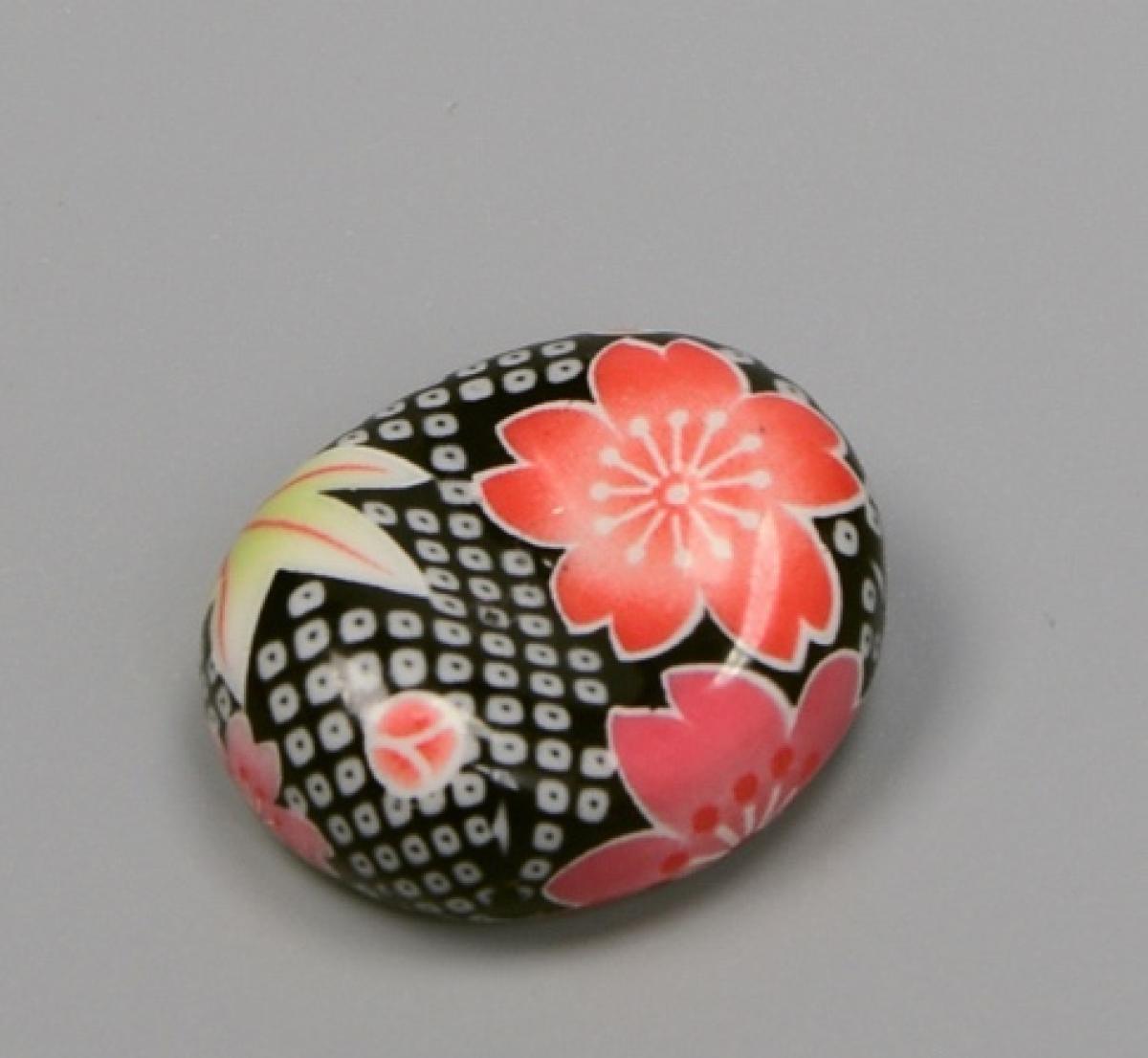 Essstäbchenablage Mame Sakura rot-schwarz