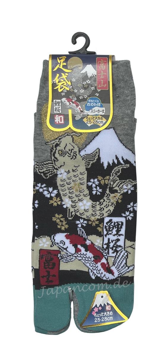 Japan Tabi Socken Fuji Koi Karpfen Gr. 40 - 45