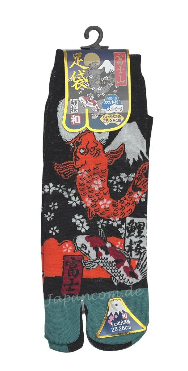 Japan Tabi Socken Fuji Koi Karpfen Gr. 40 - 45