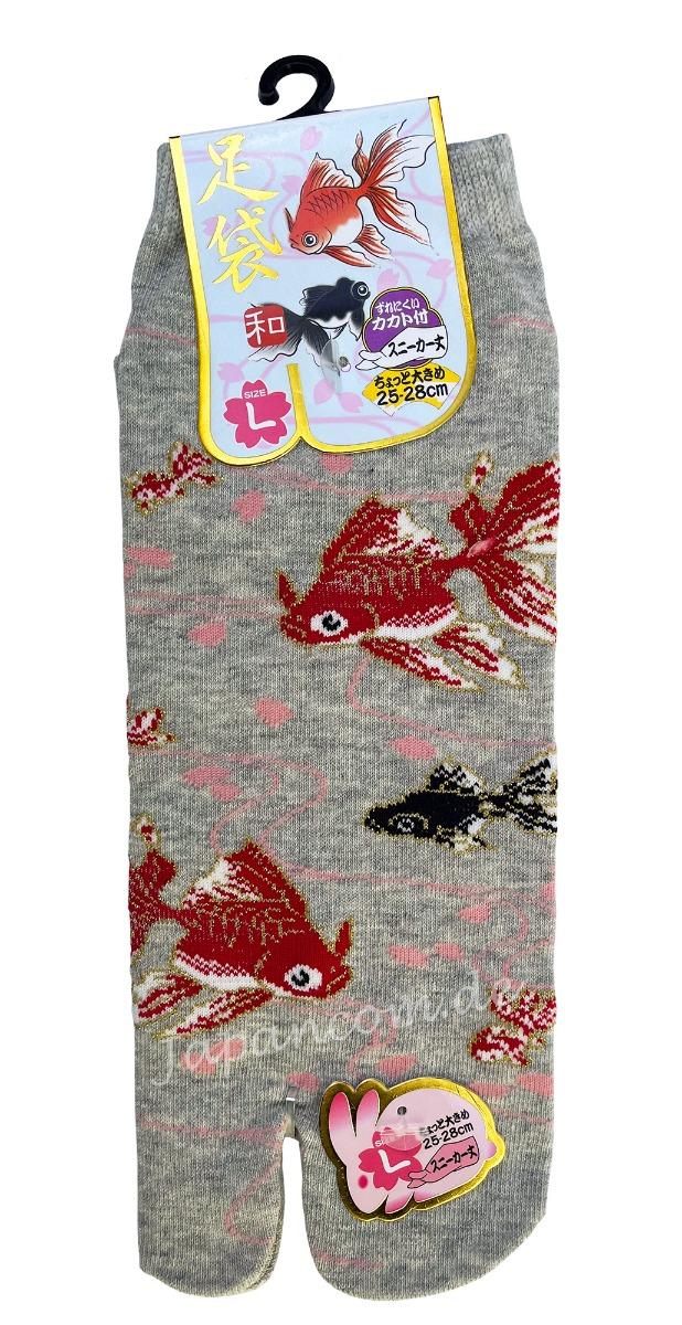Japan Tabi Socken Goldfische Gr. 40 - 45 Baumwolle