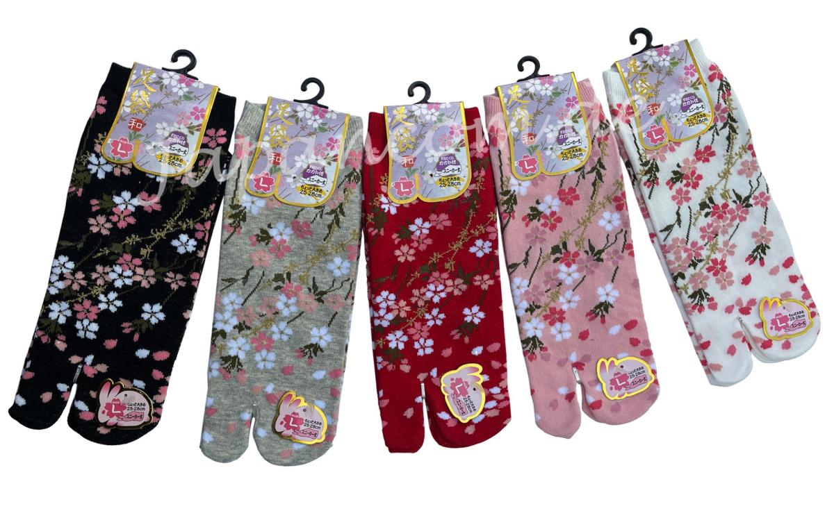 Japan Tabisocken Kirschblüten Gr. 34 - 40 Baumwolle