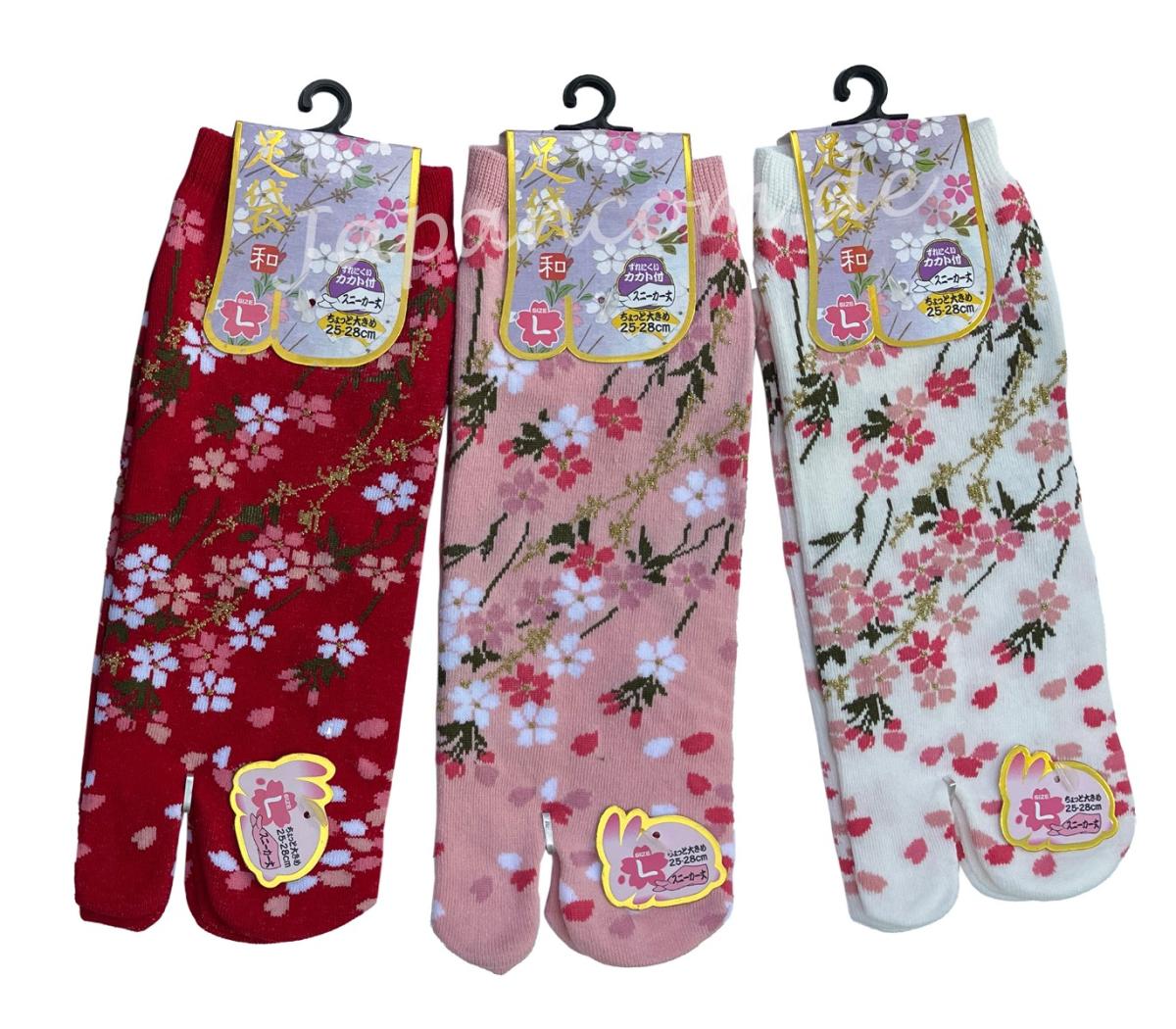 Japan Tabisocken Kirschblüten Gr. 34 - 40 Baumwolle