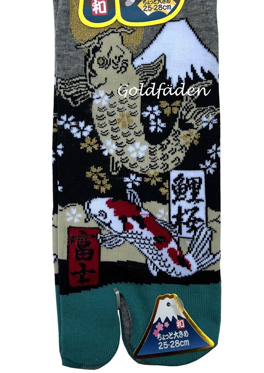 Japan Tabi Socken Fuji Koi Karpfen Gr. 40 - 45
