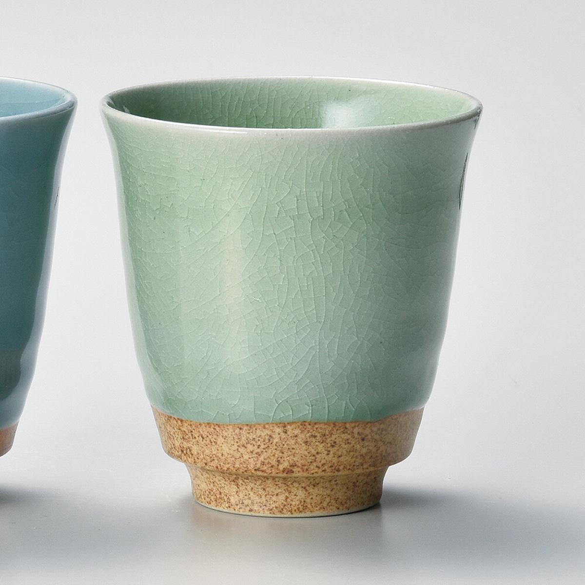 Teebecher Celadon Wakakusa grün