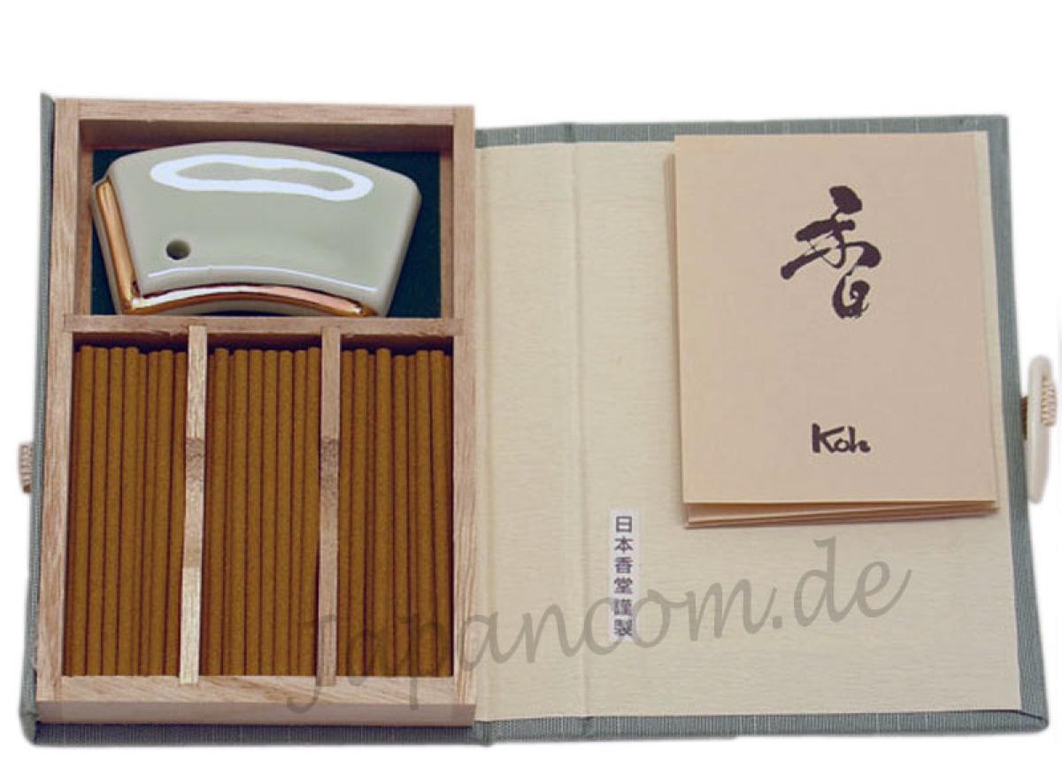 Nippon Kodo Tokusen Byakudan 60sticks mit Halter