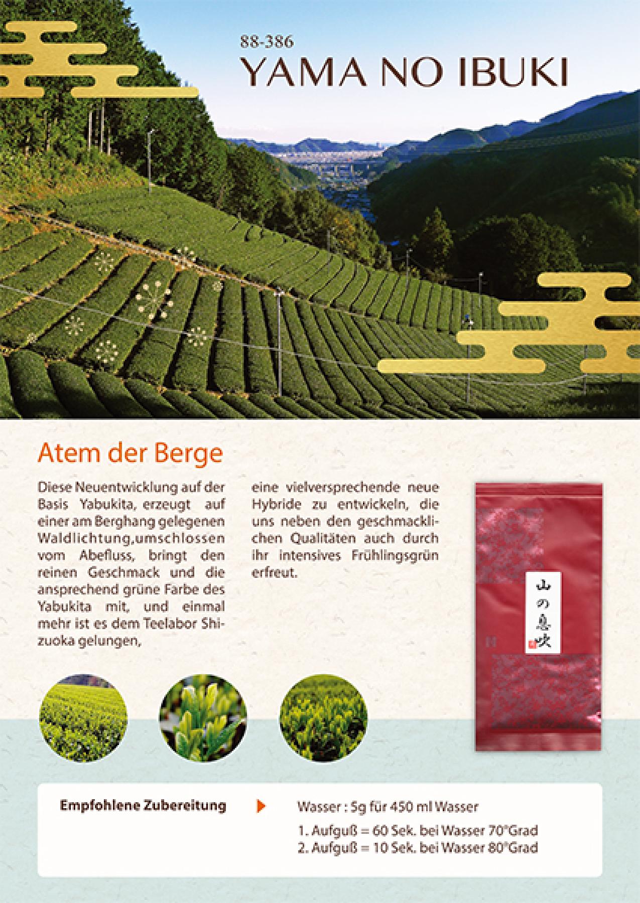 Yama No Ibuki Sencha grüner Tee 50g