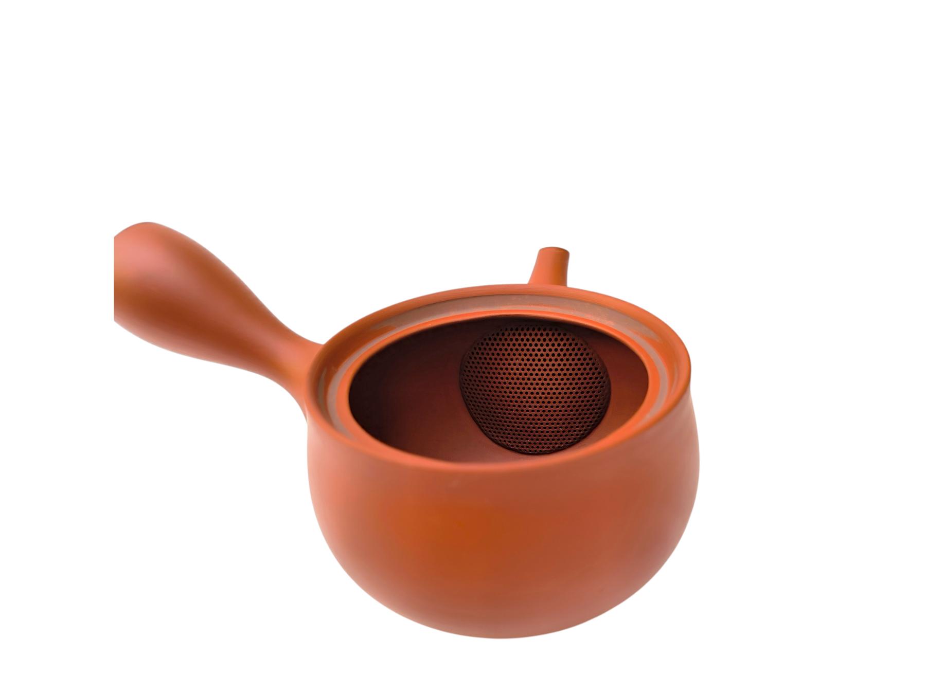 Original Tokoname Kyusu mit handgemachtem Keramiksieb 370 ml
