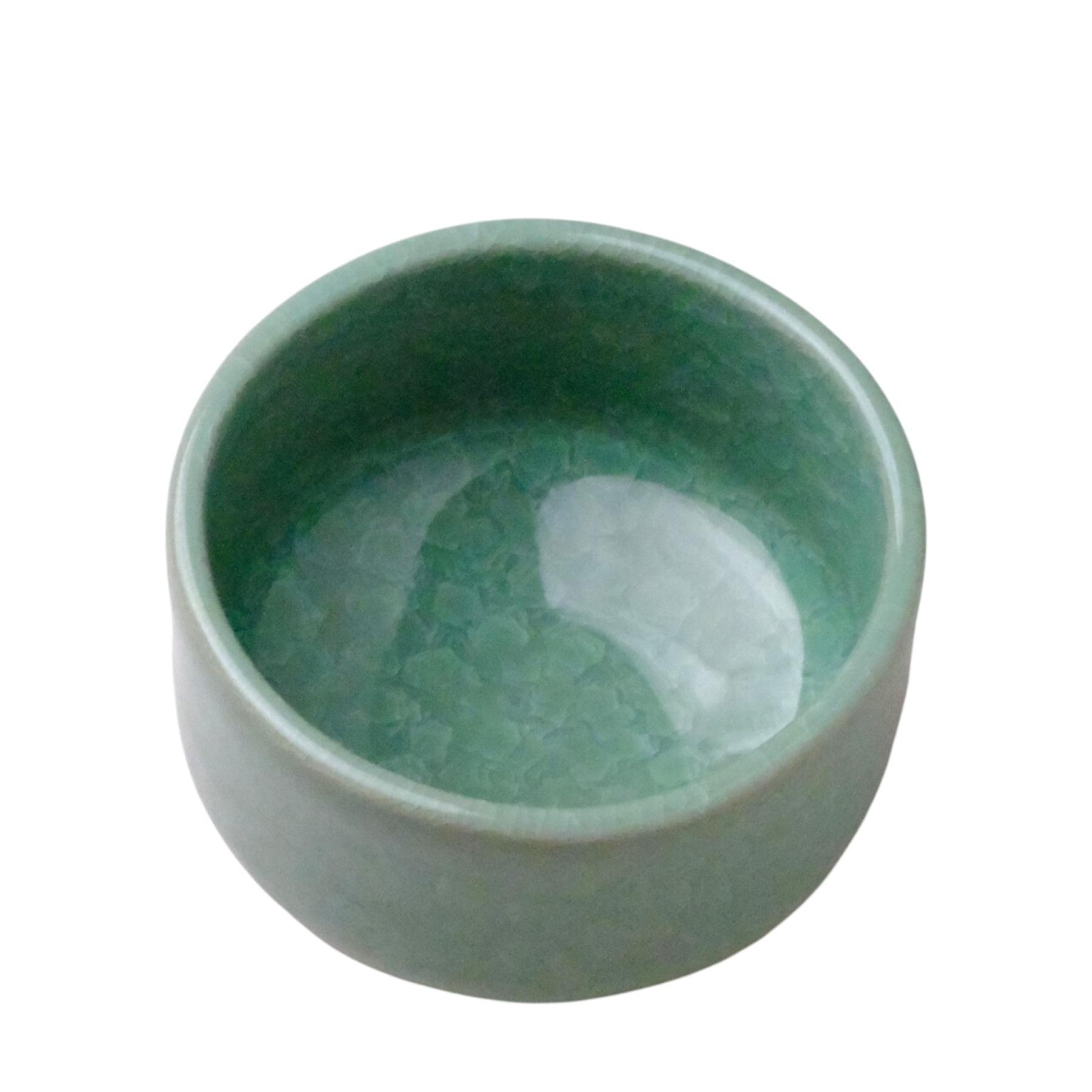 Matchaschale Hiwa Celadon Jade grün