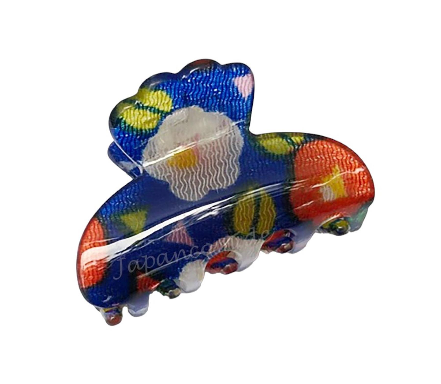 Haarklammer Spange Kanzashi Chirimen