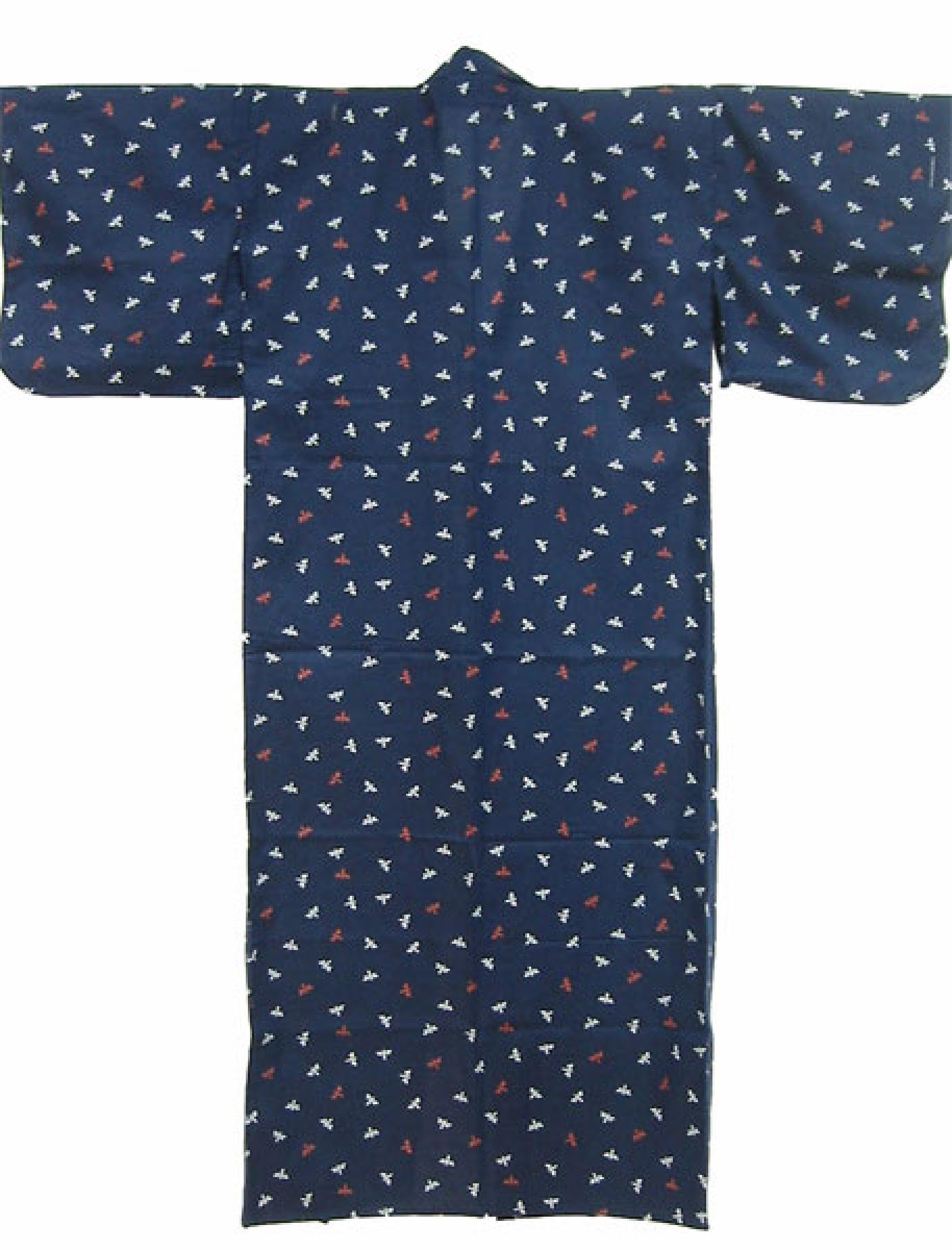 Kimono Libelle  gefüttert blau