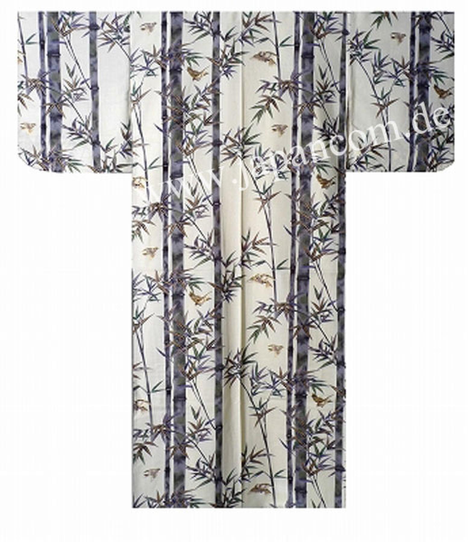 Damen Kimono Bambus beige