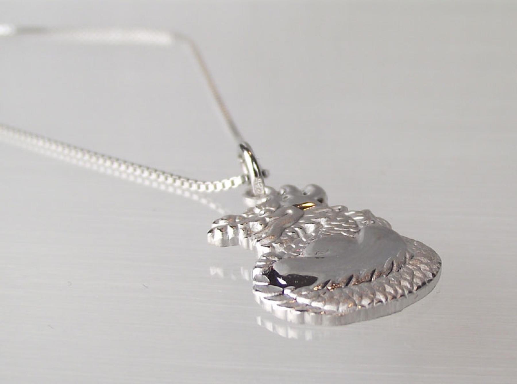 Horoskop Anhänger Drache 925 Silber