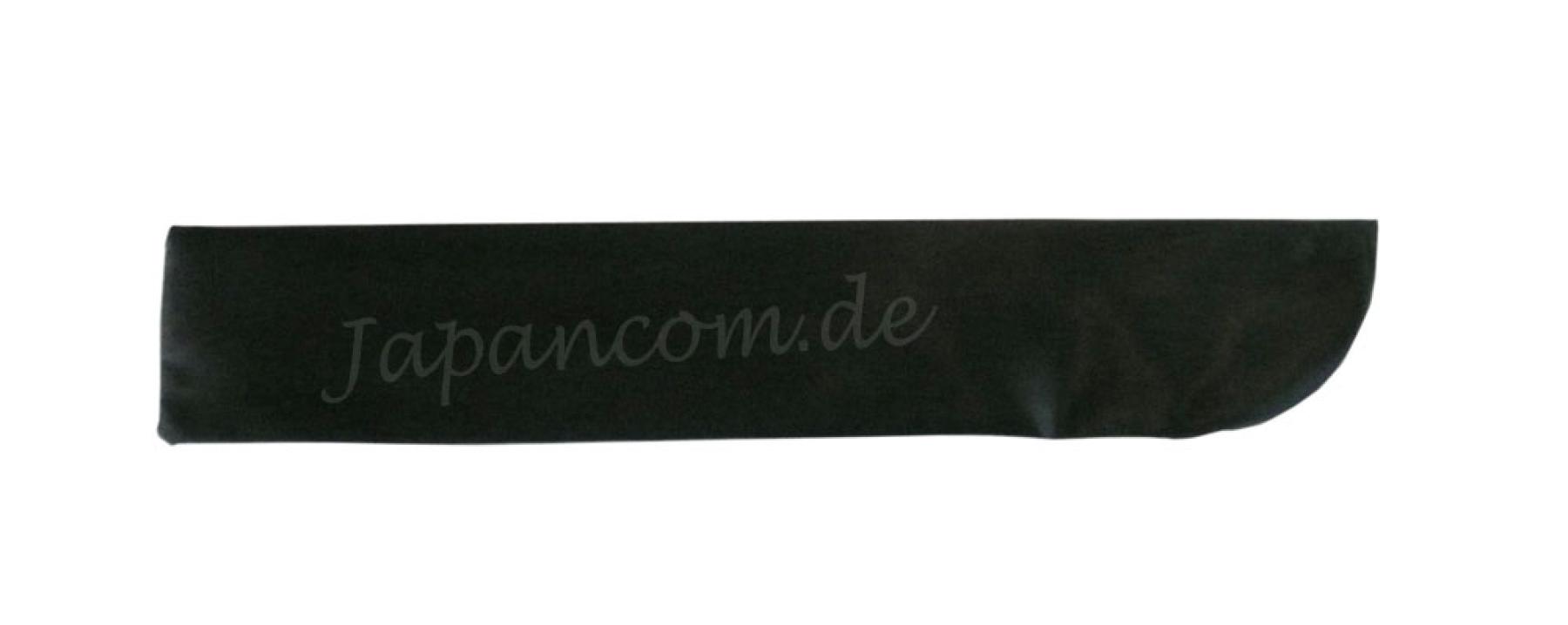 Fächertasche Etui Satin schwarz