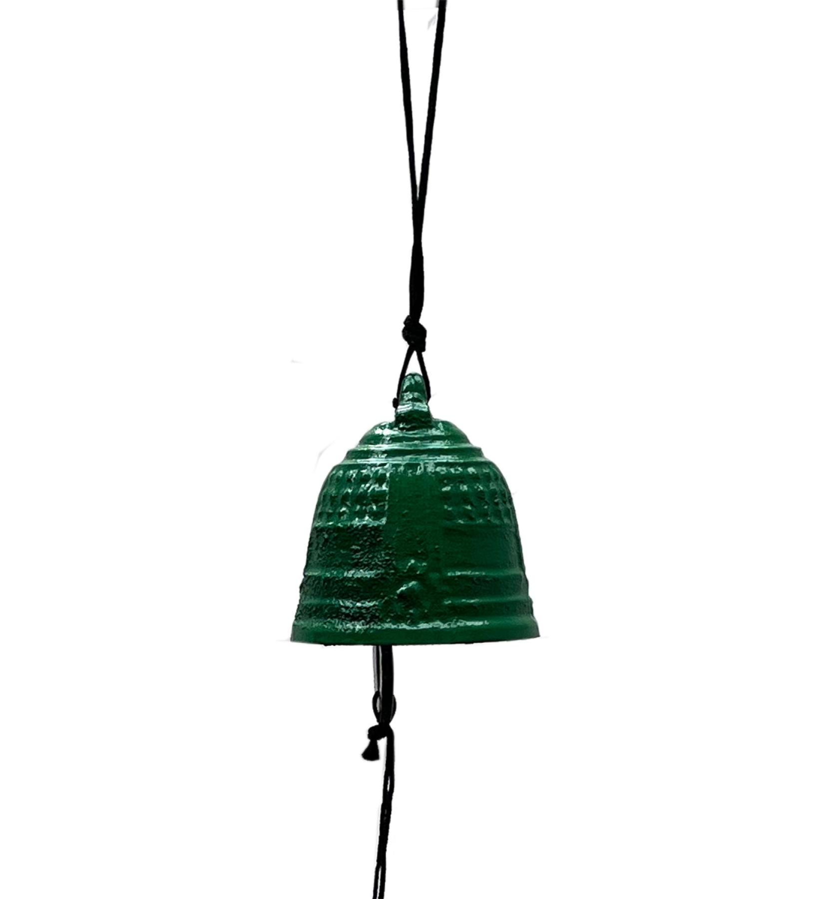 Windspiel Japanische Tempelglocke grün