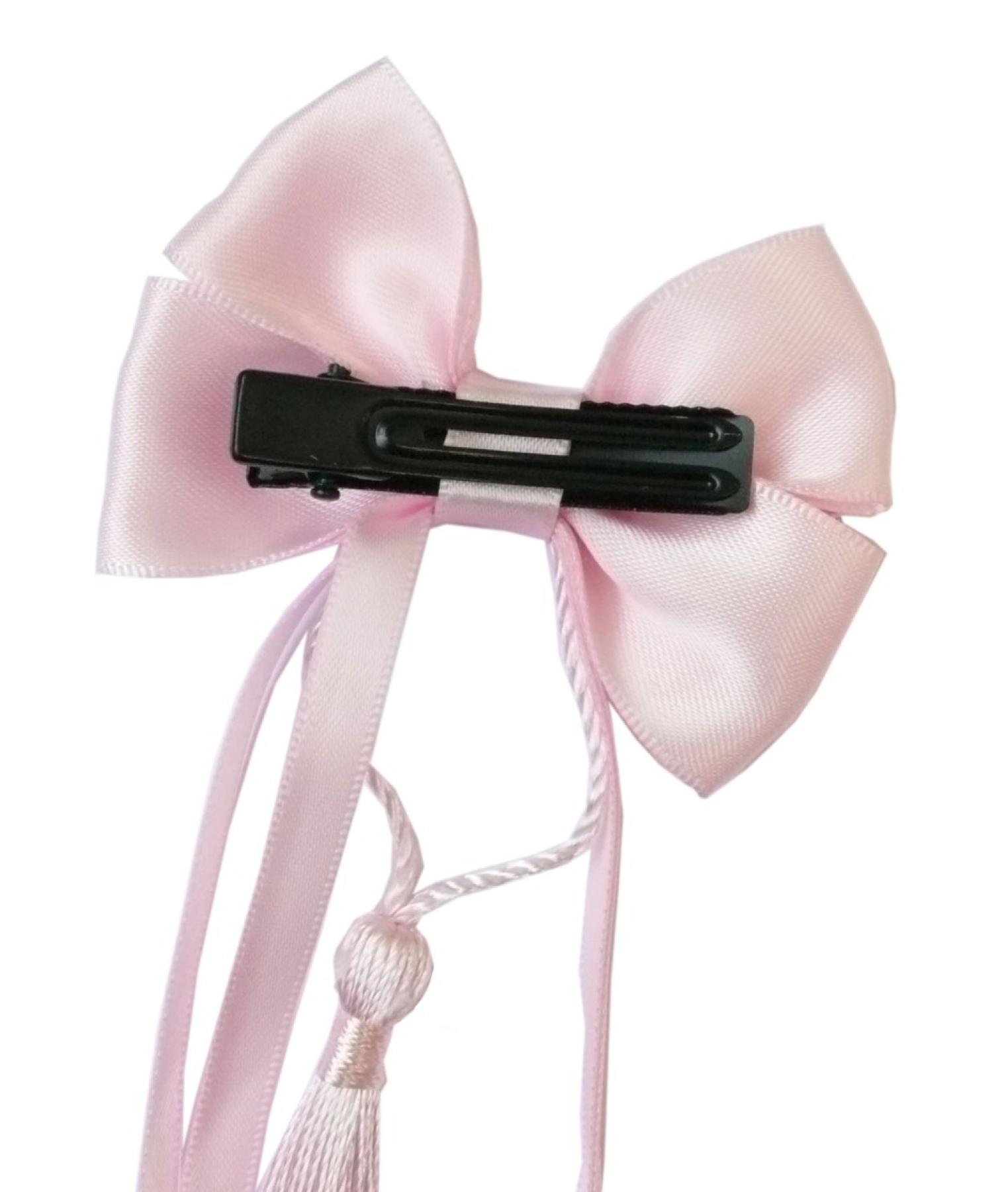 Haarclip Schleife pink