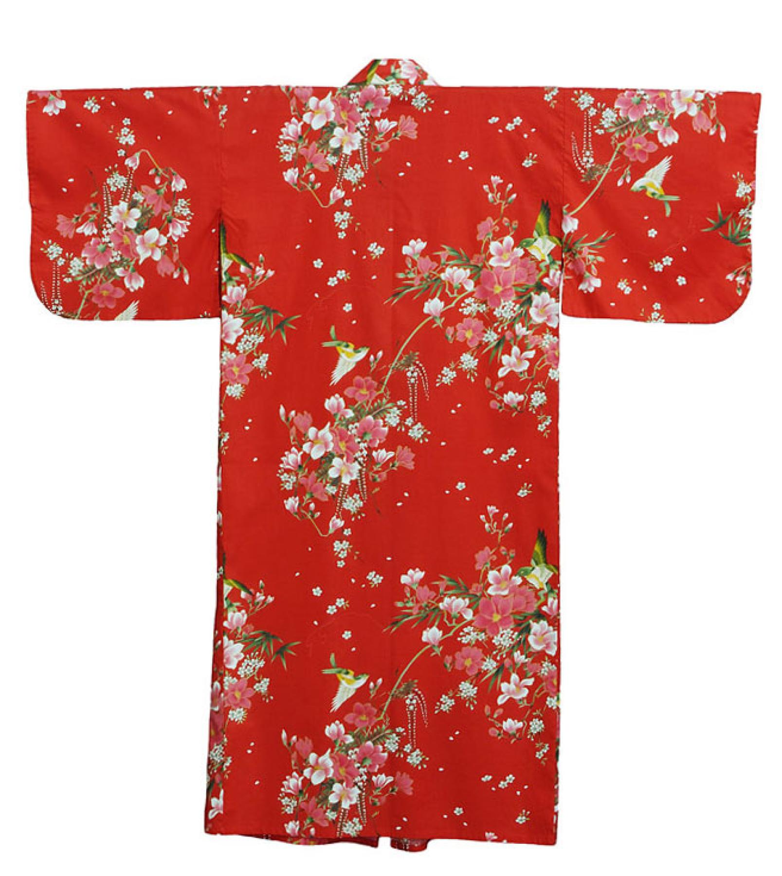Damen Kimono Hana rot