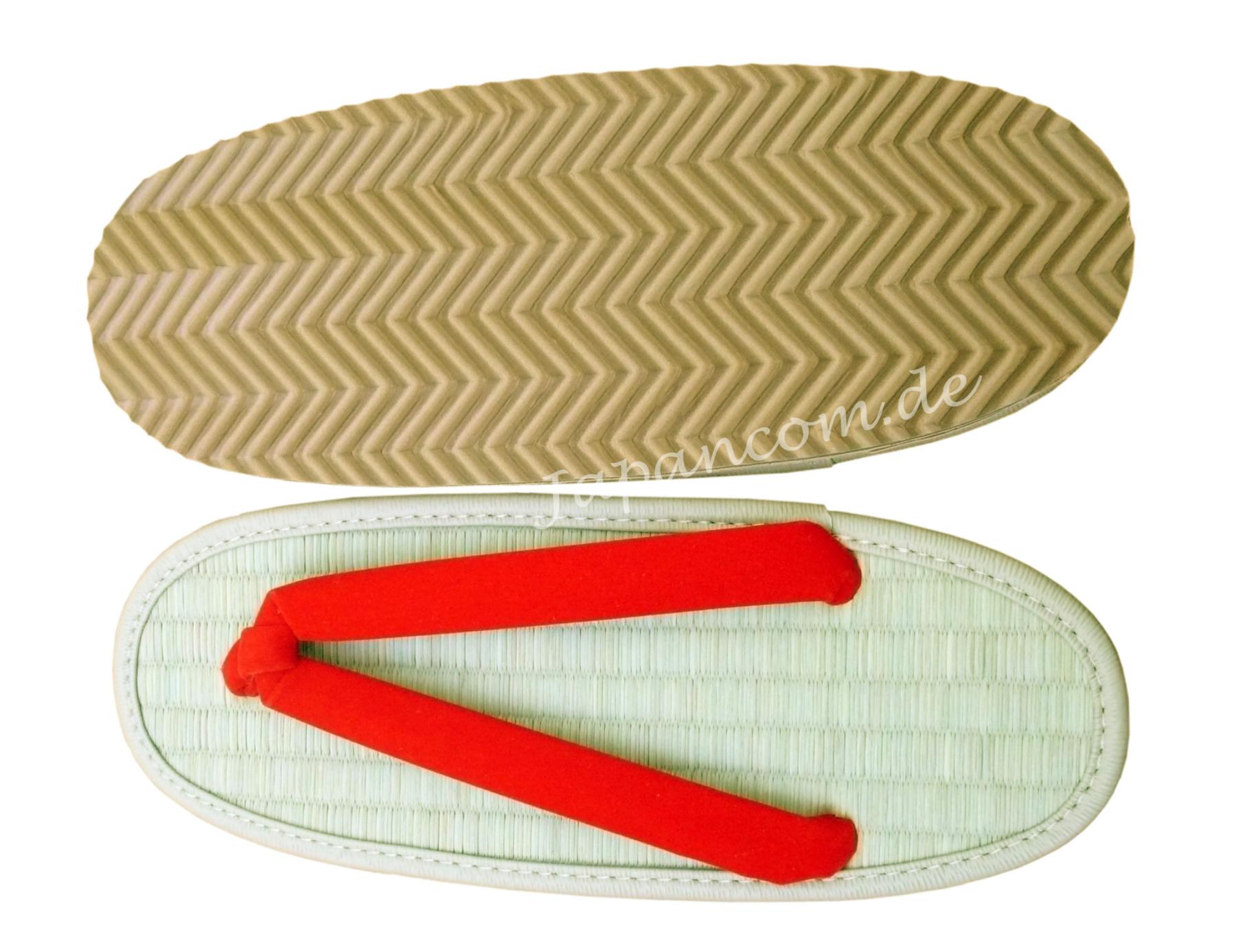 Japan Damen Zori Zehentrenner rot
