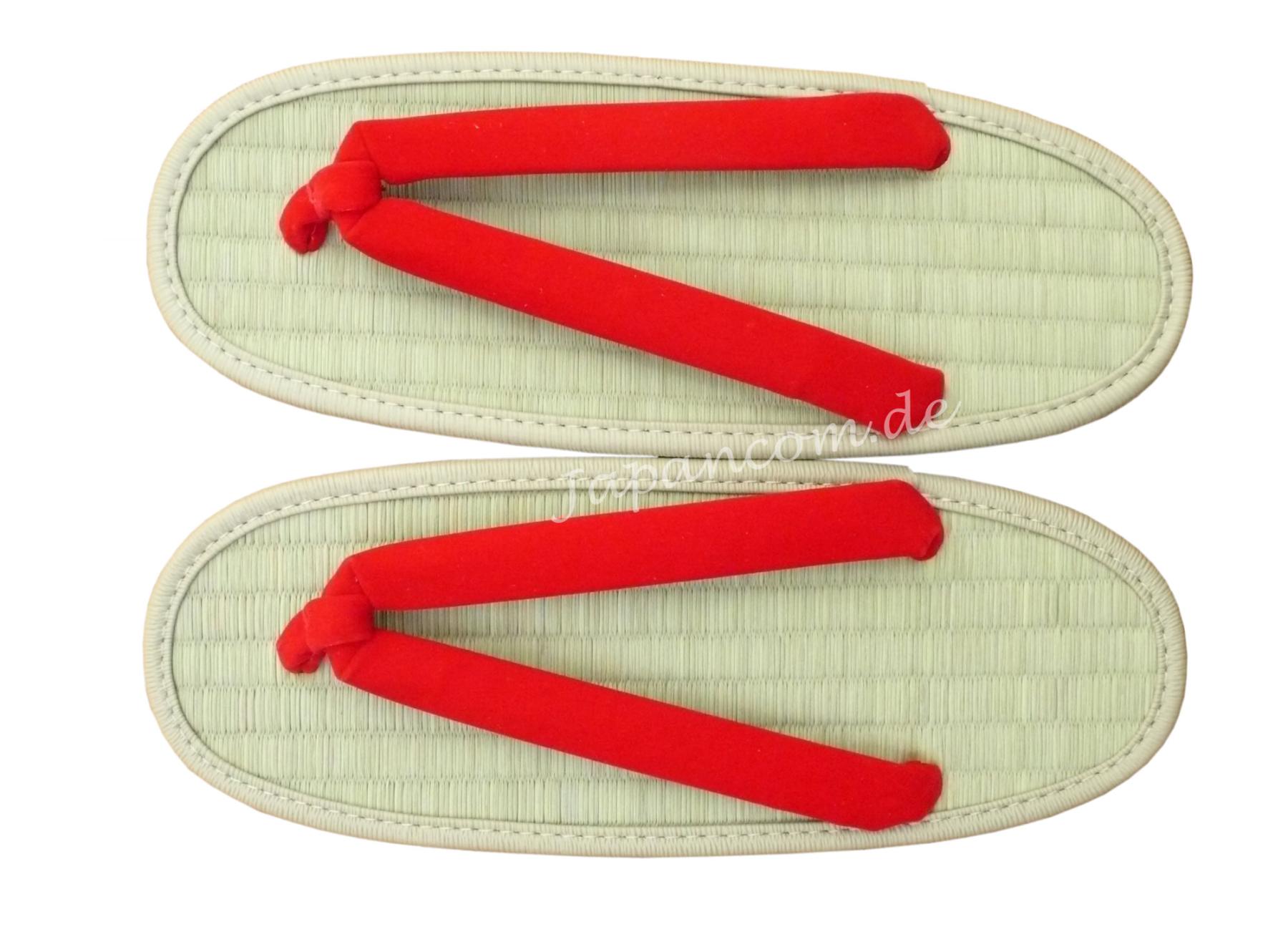 Japan Damen Zori Zehentrenner rot