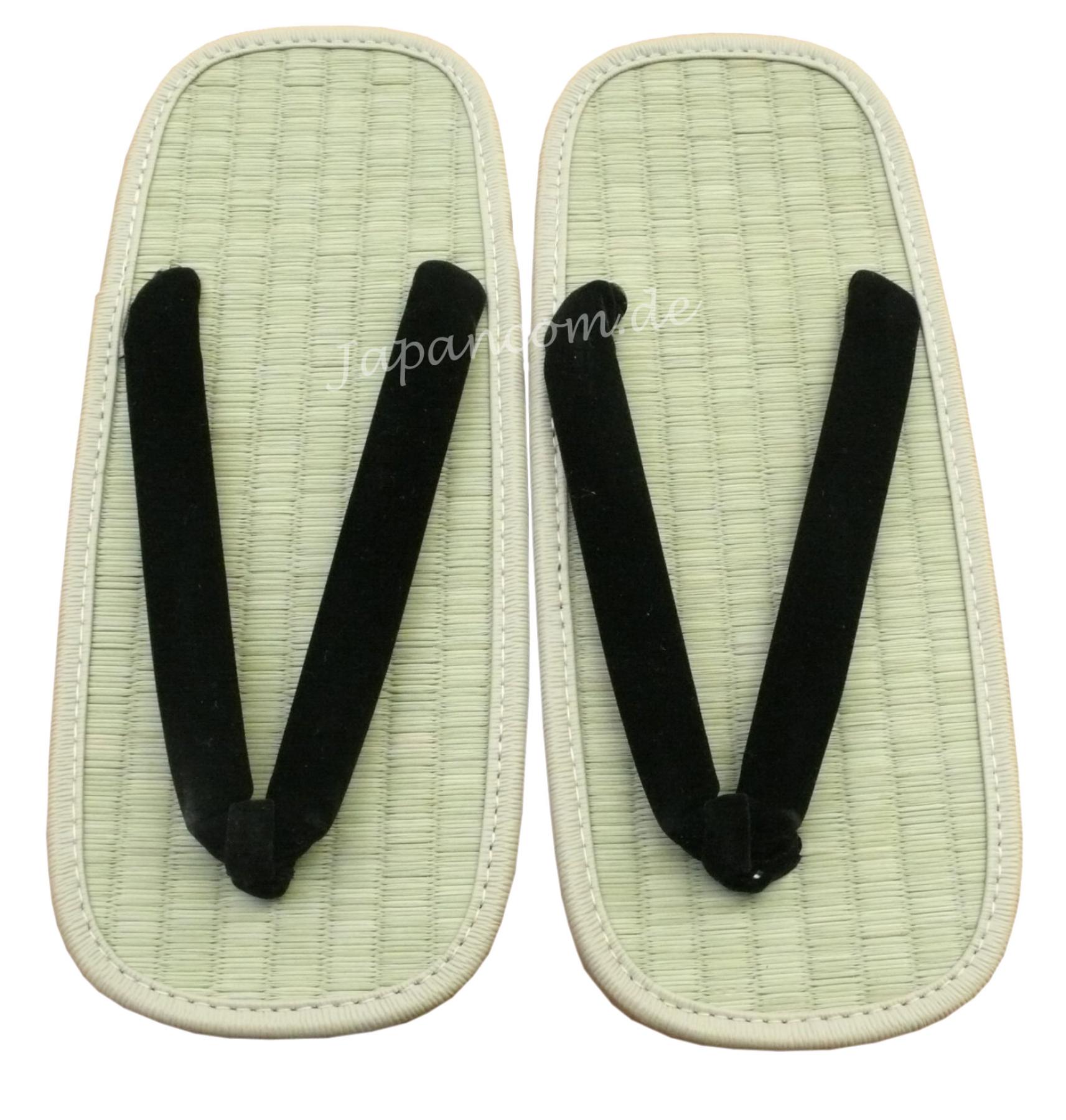 Japan Zori Zehentrenner schwarz 26cm (M)