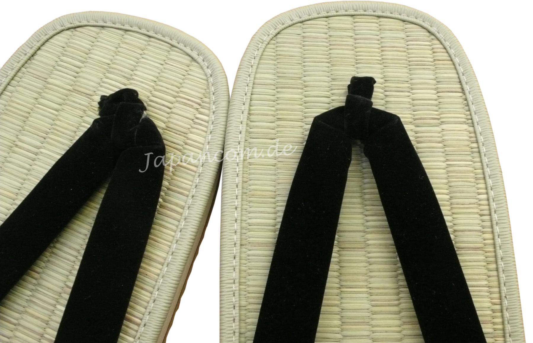 Japan Zori Zehentrenner schwarz 30cm (LL)