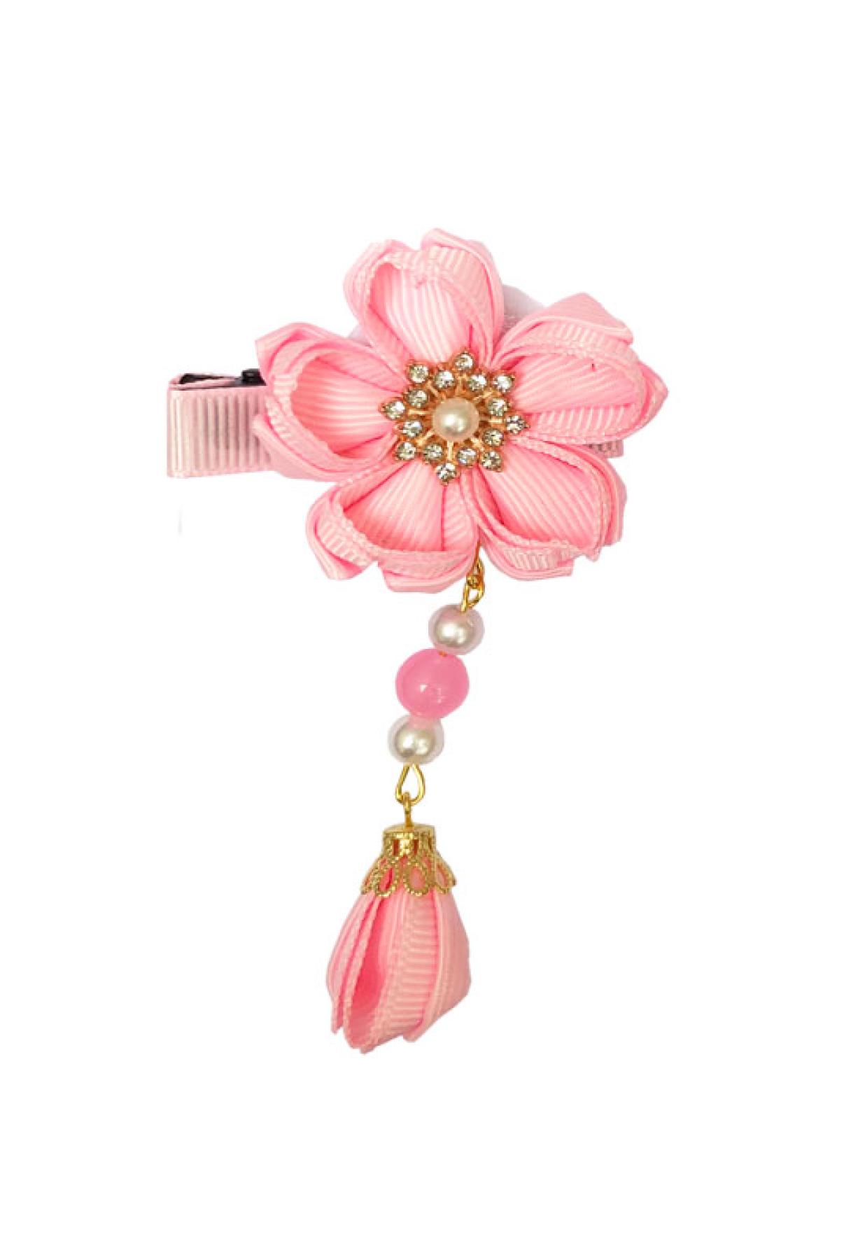 Haarclip Spange Sakura links und rechts