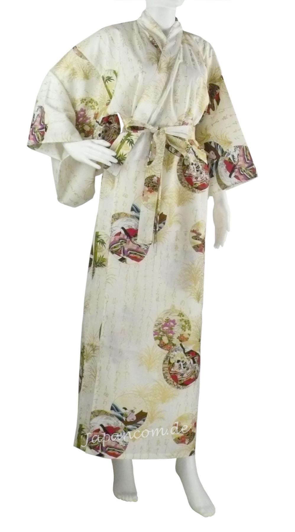 Damen Kimono Prinzessin weiss