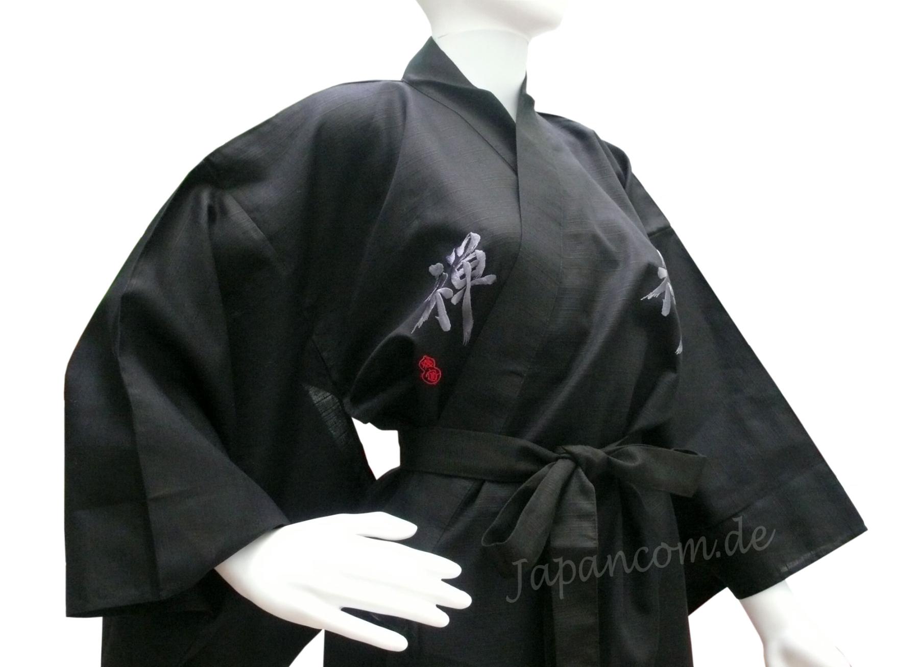 Damen Kimono ZEN schwarz