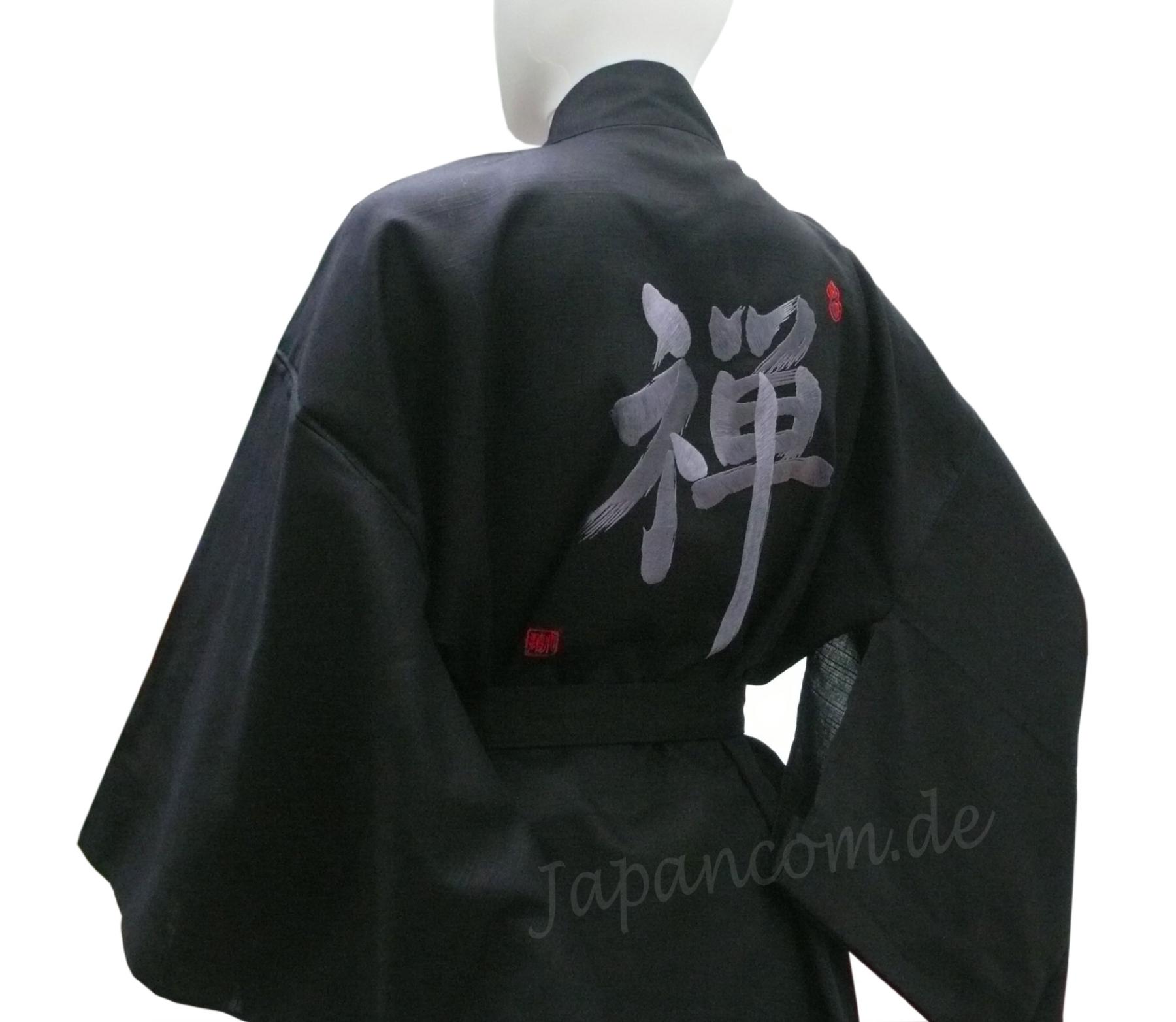 Damen Kimono ZEN schwarz