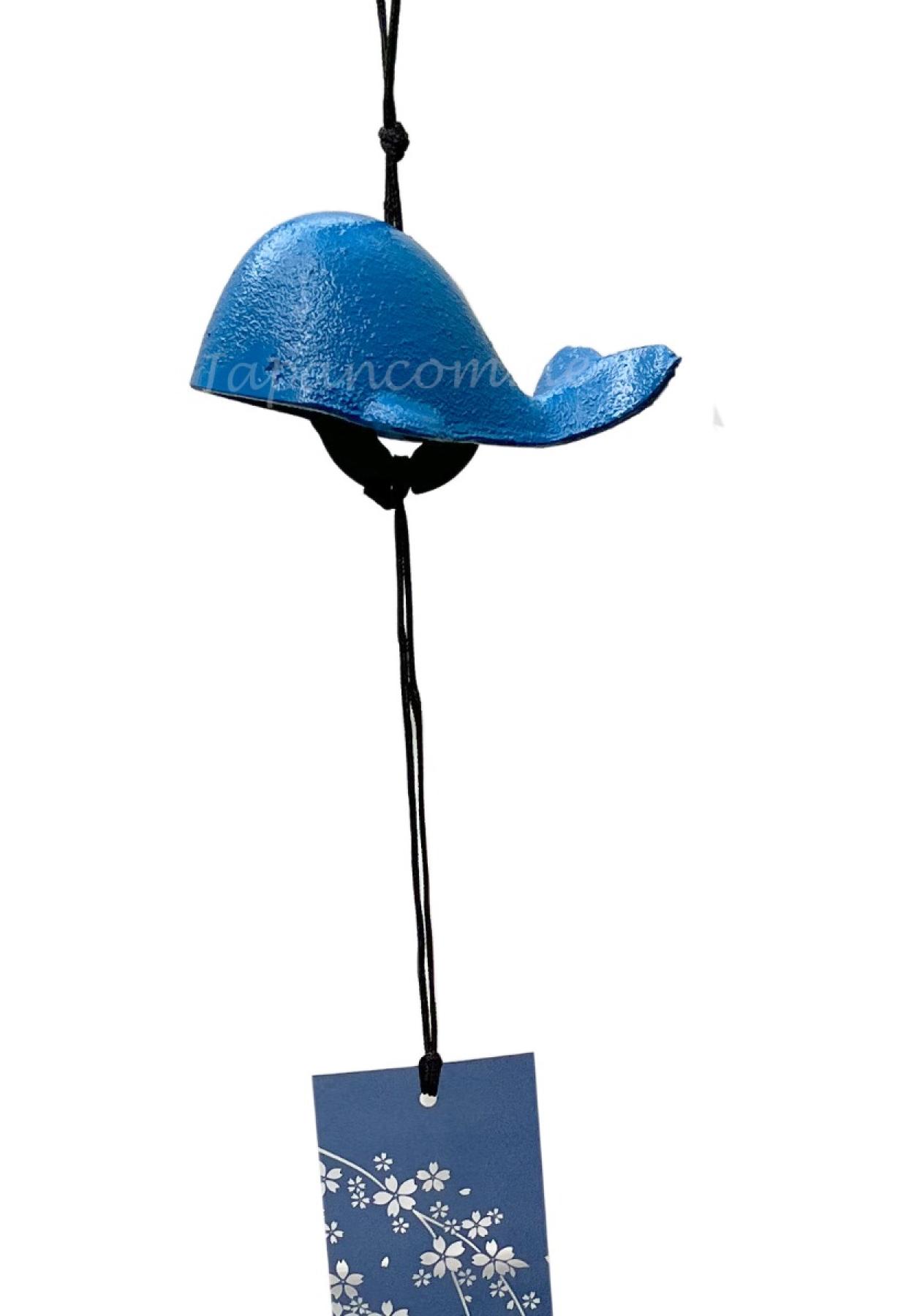 Klangspiel Glocke Wal blau