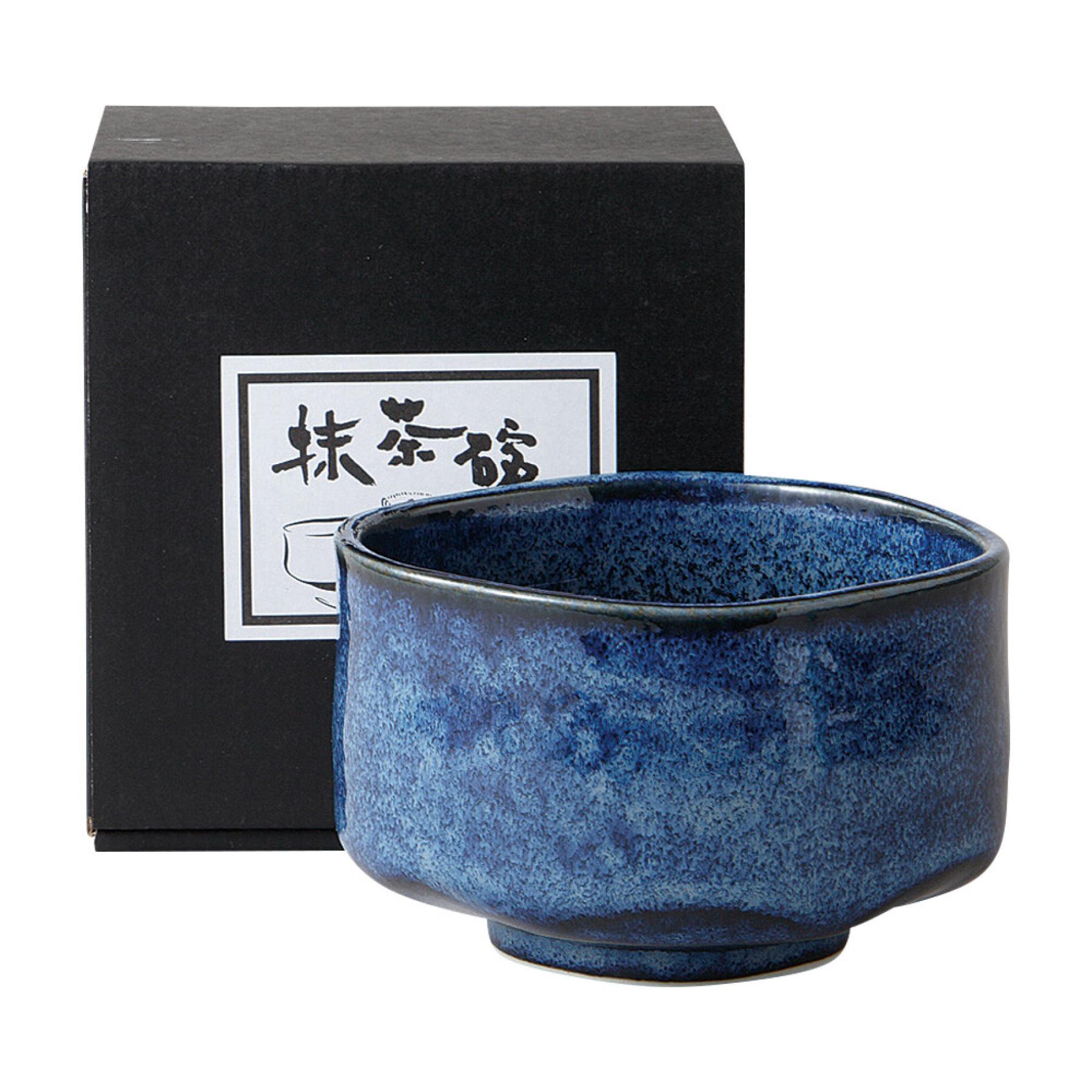 Matchaschale Aoi Kumo blau