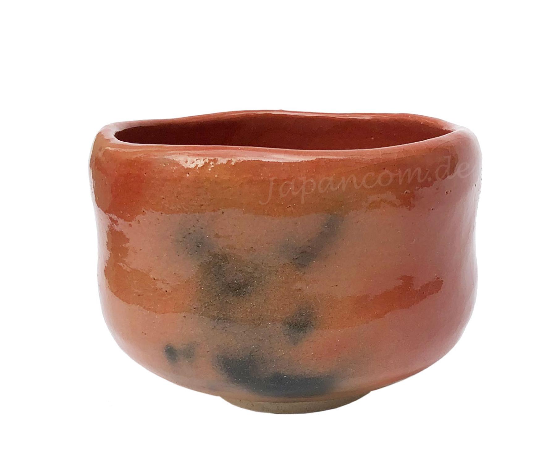 Matchaschale Raku rot
