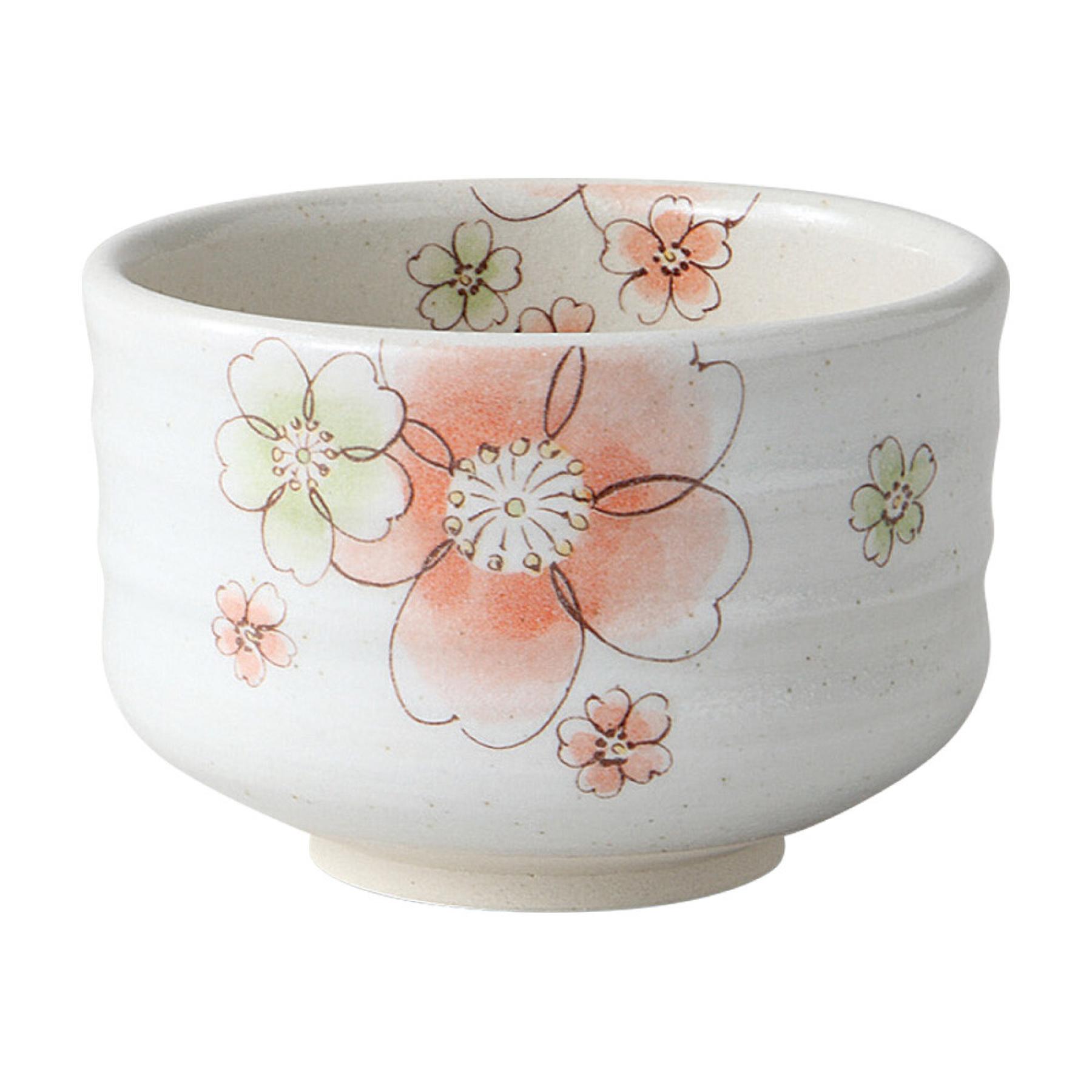 Matchaschale Sakura rot