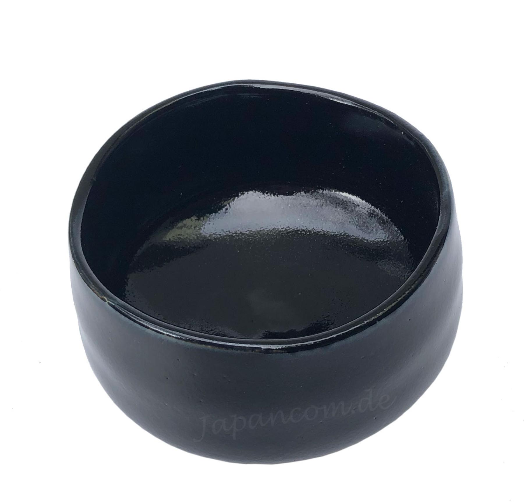 Matcha Schale Yuzu Tenmoku schwarz