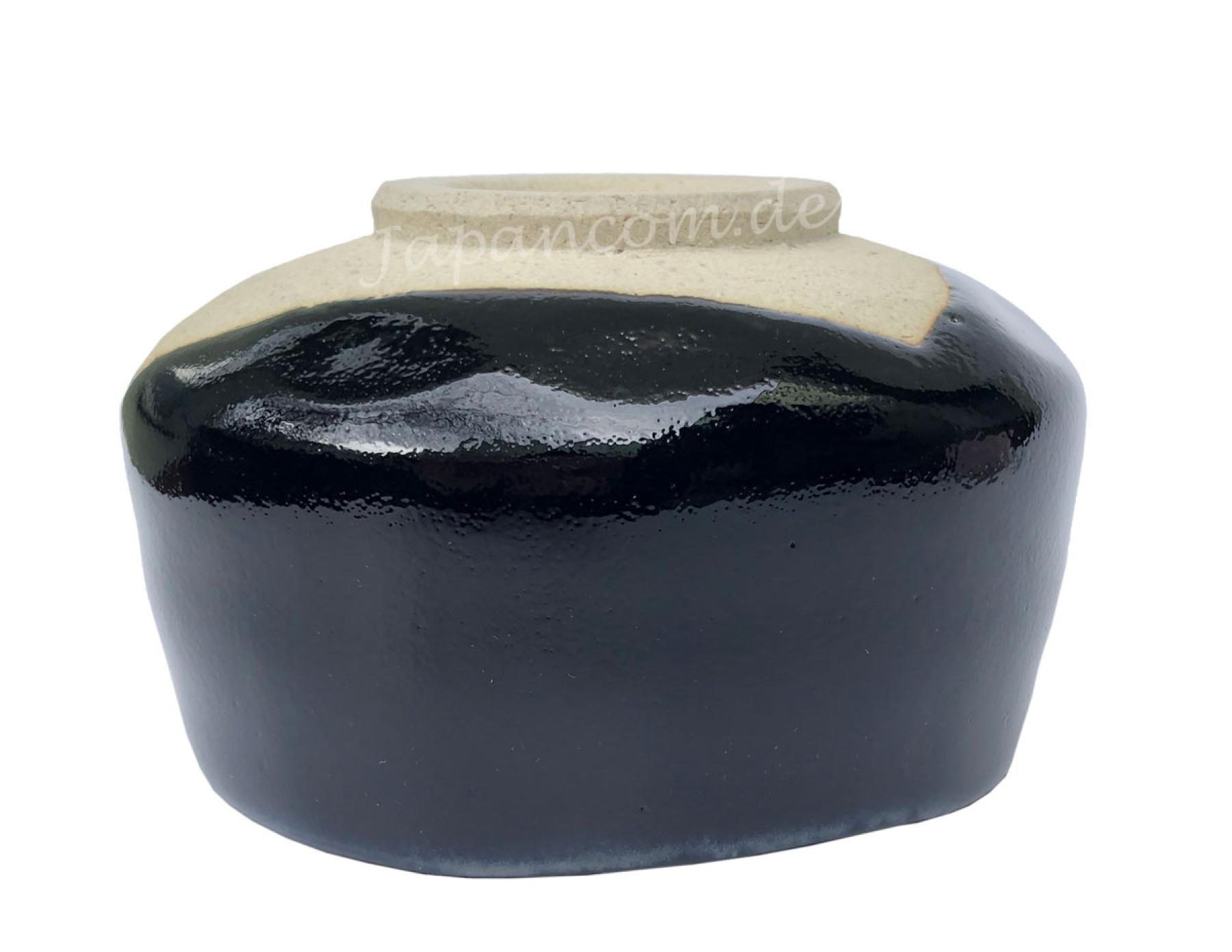 Matcha Schale Yuzu Tenmoku schwarz
