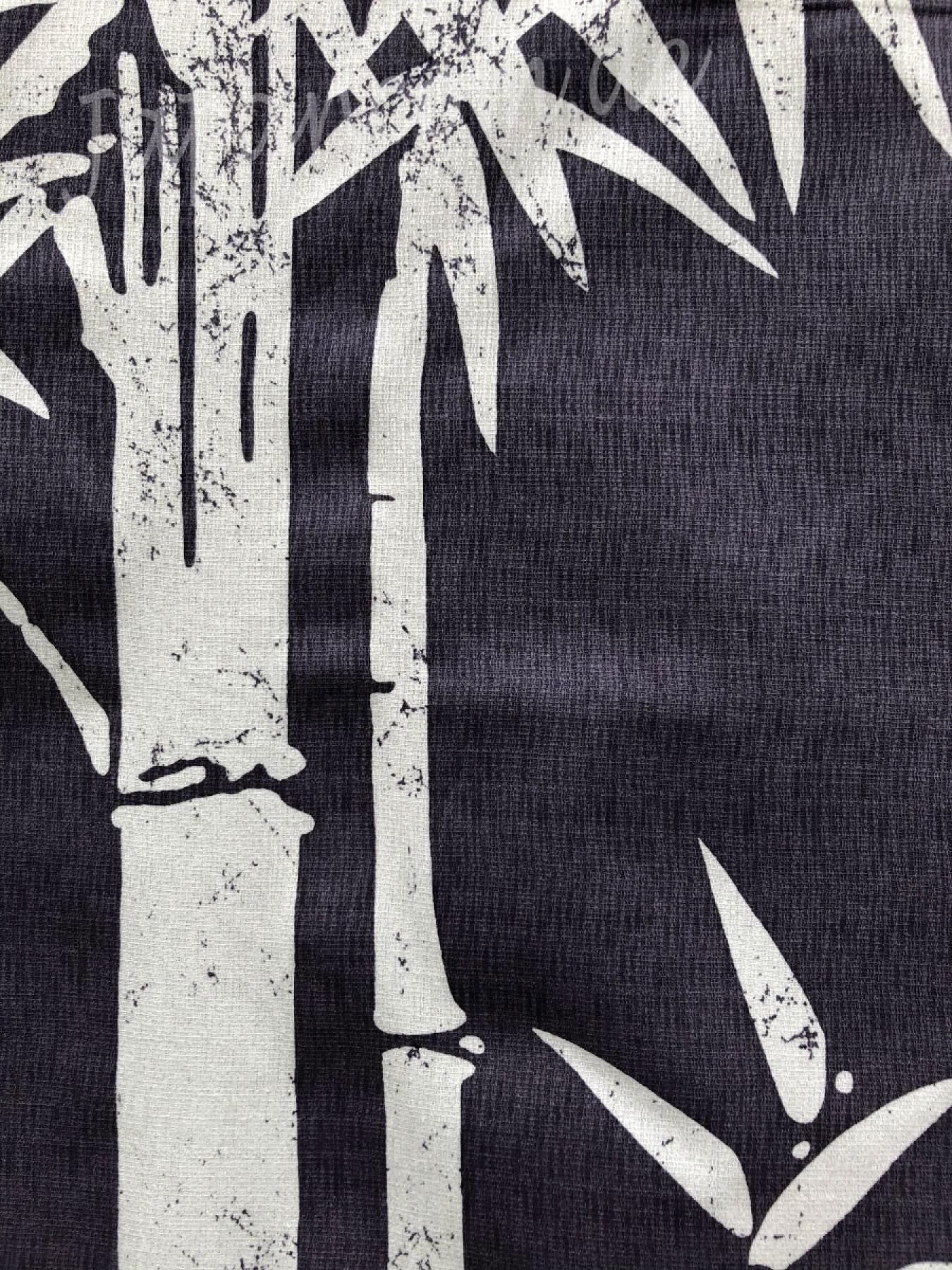 Noren Bambus 85x90 cm dunkelblau
