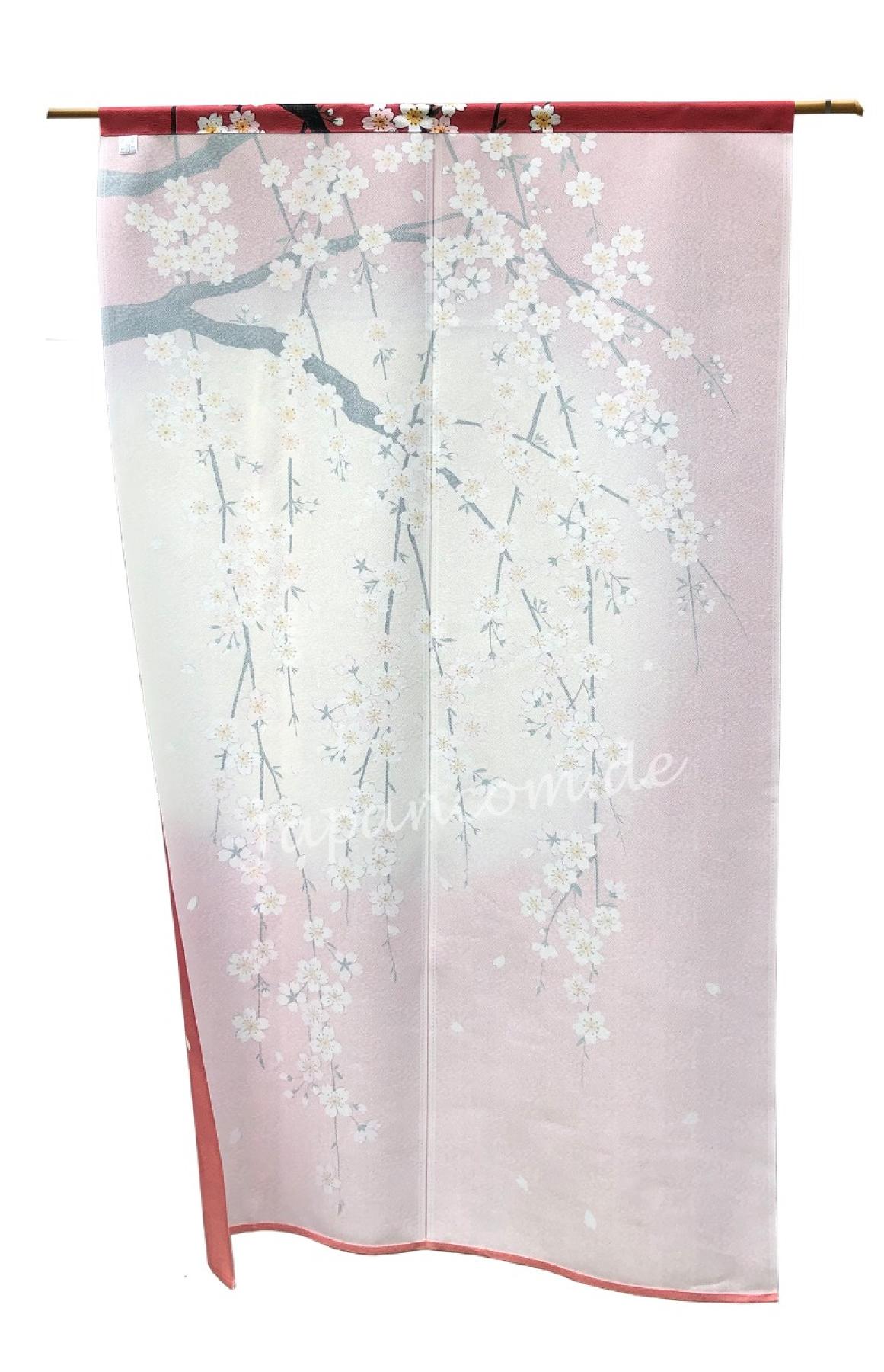 Noren Moonlight Sakura rot 85 x 150 cm