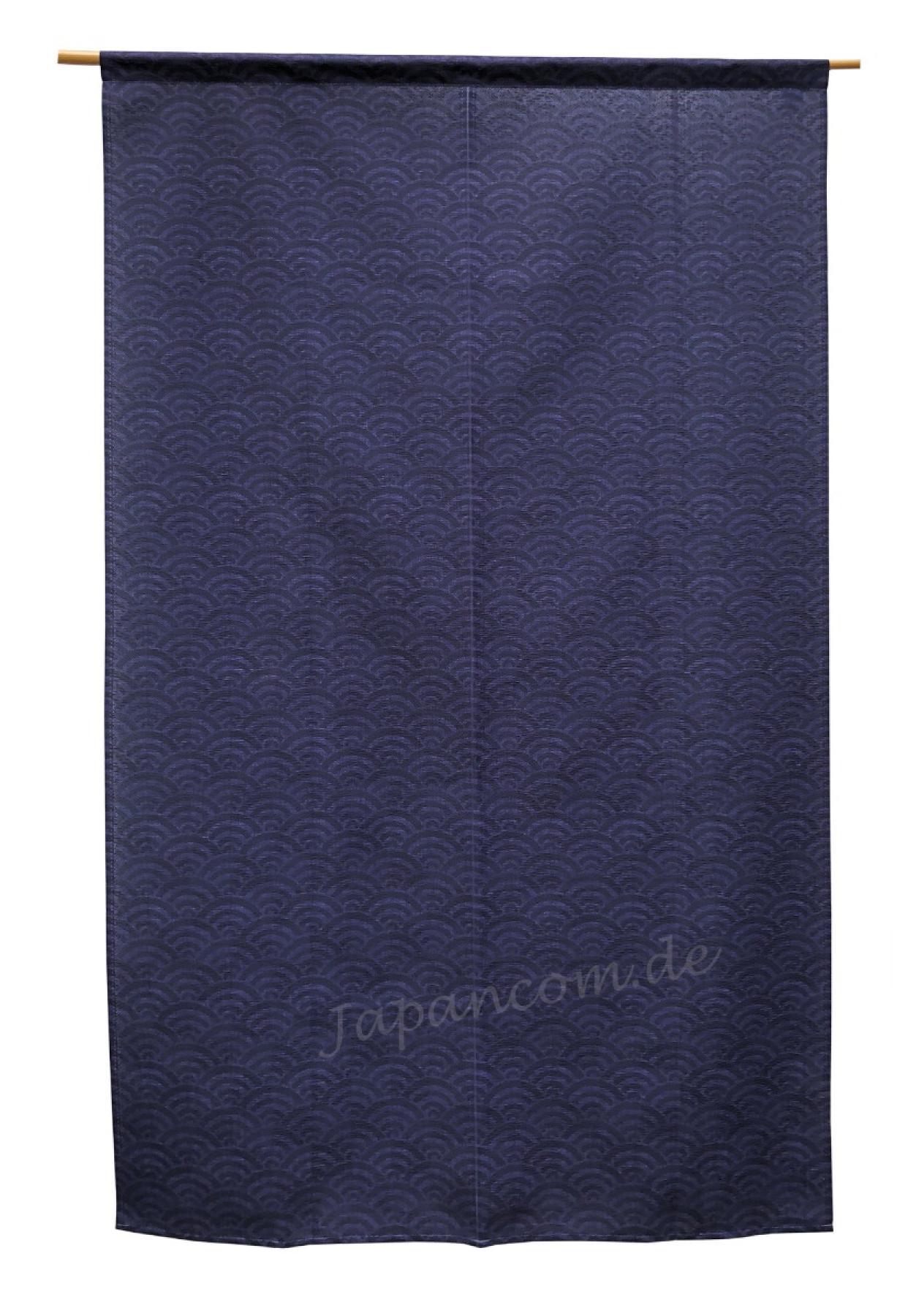 Noren Seikaiha blau 85 x 150 cm