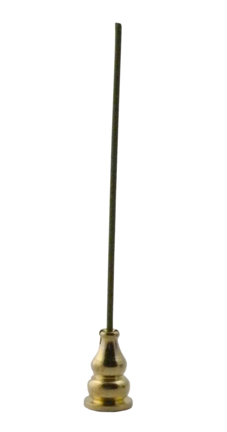 Räucherschale Craquele gelb mit Halter