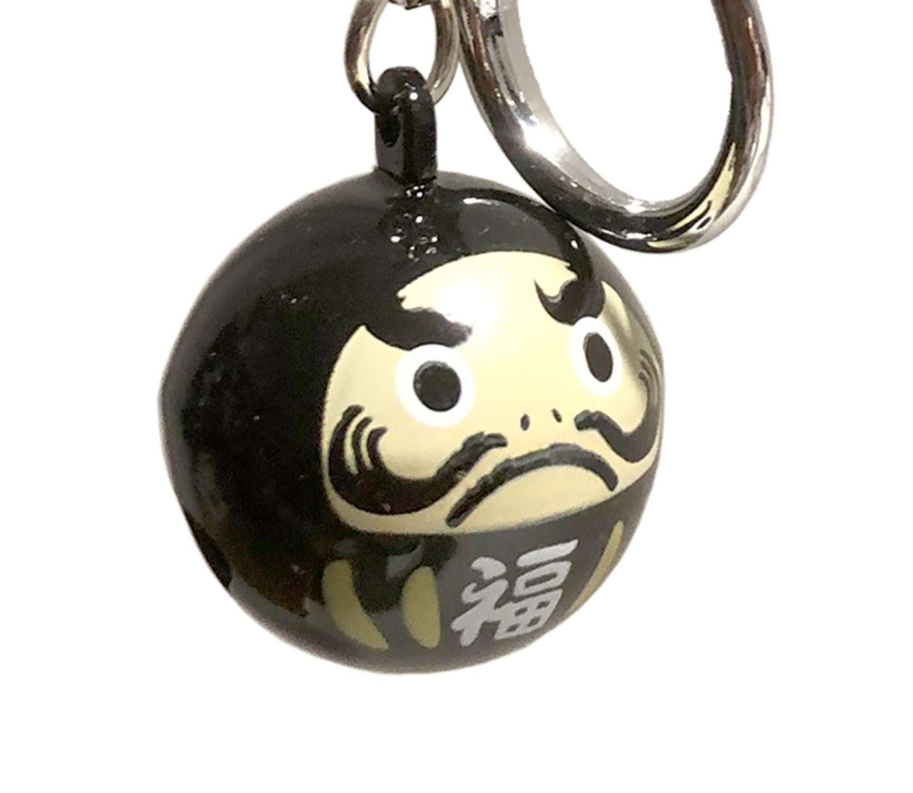 Daruma Anhänger mit Schriftzeichen Glück