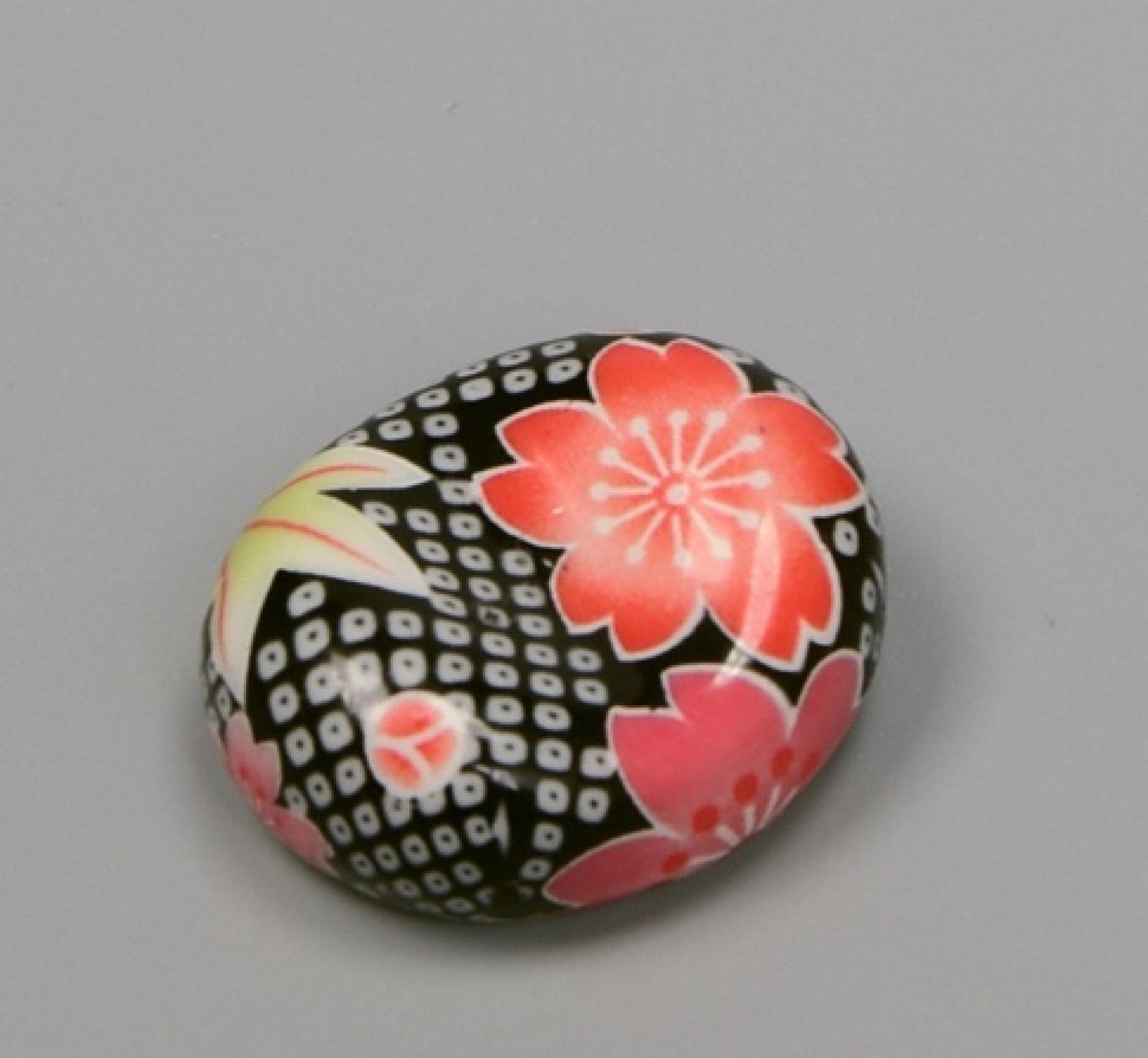 Essstäbchenablage Mame Sakura rot-schwarz